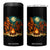 Funny Bigfoot And Jersey Devil Camping Cryptid Gift 4 in 1 Can Cooler Tumbler TS12 One Size: 16 oz Black Print Your Wear