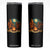 Funny Bigfoot And Jersey Devil Camping Cryptid Gift Skinny Tumbler TS12 Black Print Your Wear