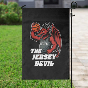 Funny Cryptid Sports Garden Flag Jersey Devil Playing Basketball TS12 Print Your Wear