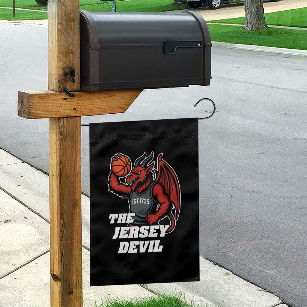 Funny Cryptid Sports Garden Flag Jersey Devil Playing Basketball TS12 Print Your Wear