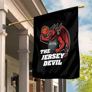 Funny Cryptid Sports Garden Flag Jersey Devil Playing Basketball TS12 Print Your Wear