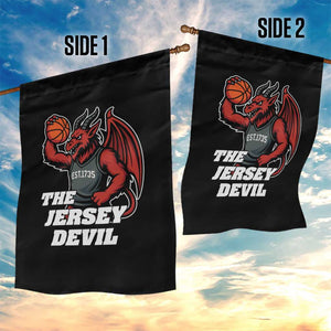 Funny Cryptid Sports Garden Flag Jersey Devil Playing Basketball TS12 Print Your Wear