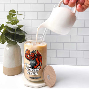 Funny Cryptid Sports Glass Can Jersey Devil Playing Basketball TS12 Print Your Wear