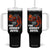 Funny Cryptid Sports Tumbler With Handle Jersey Devil Playing Basketball TS12 One Size: 40 oz Black Print Your Wear