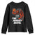 Funny Cryptid Sports Youth Sweatshirt Jersey Devil Playing Basketball TS12 Black Print Your Wear