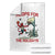 Funny Christmas Basketball Jersey Devil Throw Blanket Hoops For The Holidays TS12 White Print Your Wear
