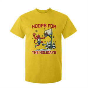 Funny Christmas Basketball Jersey Devil T Shirt For Kid Hoops For The Holidays TS12 Daisy Print Your Wear