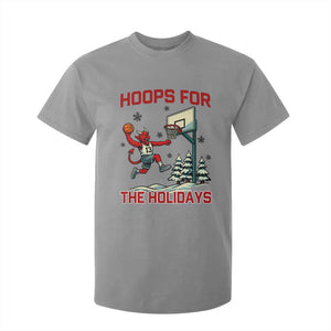 Funny Christmas Basketball Jersey Devil T Shirt For Kid Hoops For The Holidays TS12 Sport Gray Print Your Wear