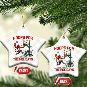 Funny Xmas Basketball Jersey Devil Ceramic Ornament Hoops For The Holidays TS12 Print Your Wear