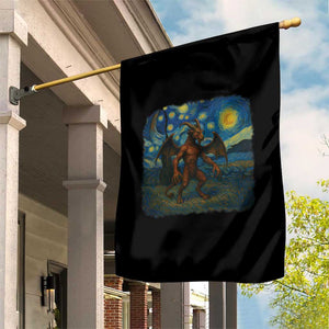 Jersey Devil Starry Night Garden Flag Van Gogh Cryptid Gift TS12 Print Your Wear