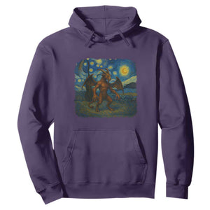 Jersey Devil Starry Night Hoodie Van Gogh Cryptid Gift TS12 Purple Print Your Wear