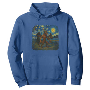 Jersey Devil Starry Night Hoodie Van Gogh Cryptid Gift TS12 Royal Blue Print Your Wear