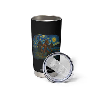 Jersey Devil Starry Night Tumbler Cup Van Gogh Cryptid Gift TS12 Print Your Wear