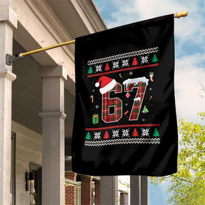 Funny Six Seven Meme Christmas Ugly Sweater Garden Flag Trendy Tiktok Gift - Print Your Wear