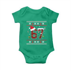 Funny Six Seven Meme Christmas Ugly Sweater Baby Onesie Trendy Tiktok Gift TS12 Irish Green Print Your Wear