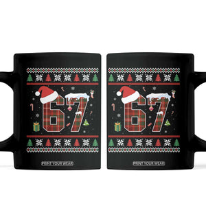 Funny Six Seven Meme Christmas Ugly Sweater Coffee Mug Trendy Tiktok Gift - Print Your Wear