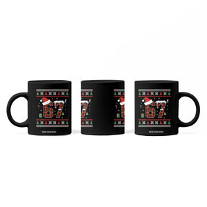 Funny Six Seven Meme Christmas Ugly Sweater Coffee Mug Trendy Tiktok Gift - Print Your Wear