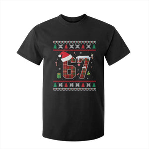 Funny Six Seven Meme Christmas Ugly Sweater T Shirt For Kid Trendy Tiktok Gift TS12 Black Print Your Wear