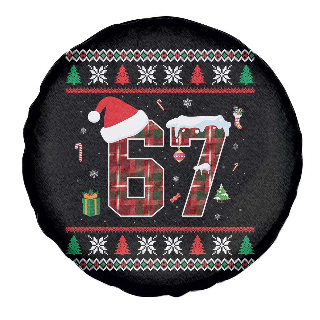 Funny Six Seven Meme Christmas Ugly Sweater Spare Tire Cover Trendy Tiktok Gift TS12 Print Your Wear