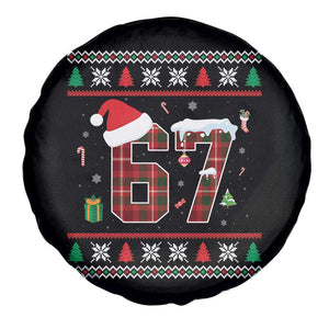 Funny Six Seven Meme Christmas Ugly Sweater Spare Tire Cover Trendy Tiktok Gift - Print Your Wear