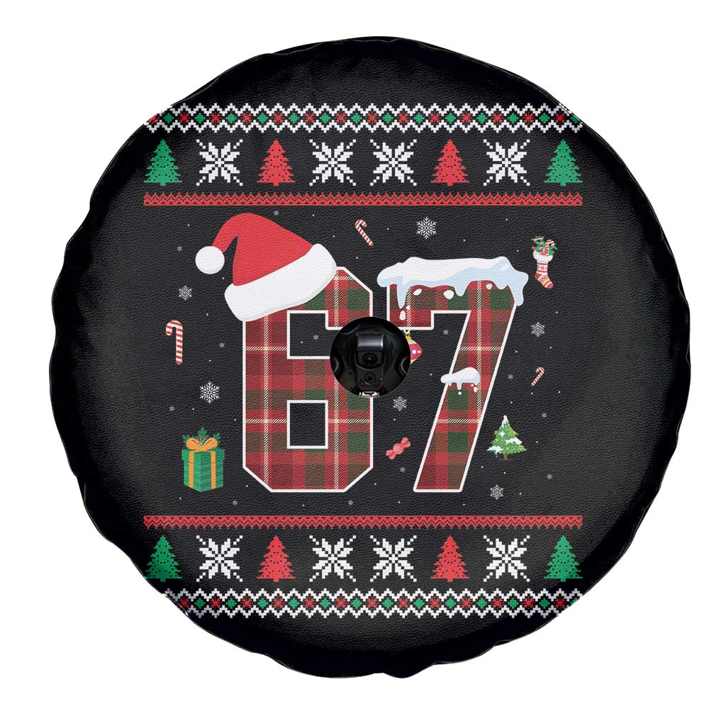 Funny Six Seven Meme Christmas Ugly Sweater Spare Tire Cover Trendy Tiktok Gift TS12 Print Your Wear
