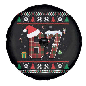 Funny Six Seven Meme Christmas Ugly Sweater Spare Tire Cover Trendy Tiktok Gift - Print Your Wear