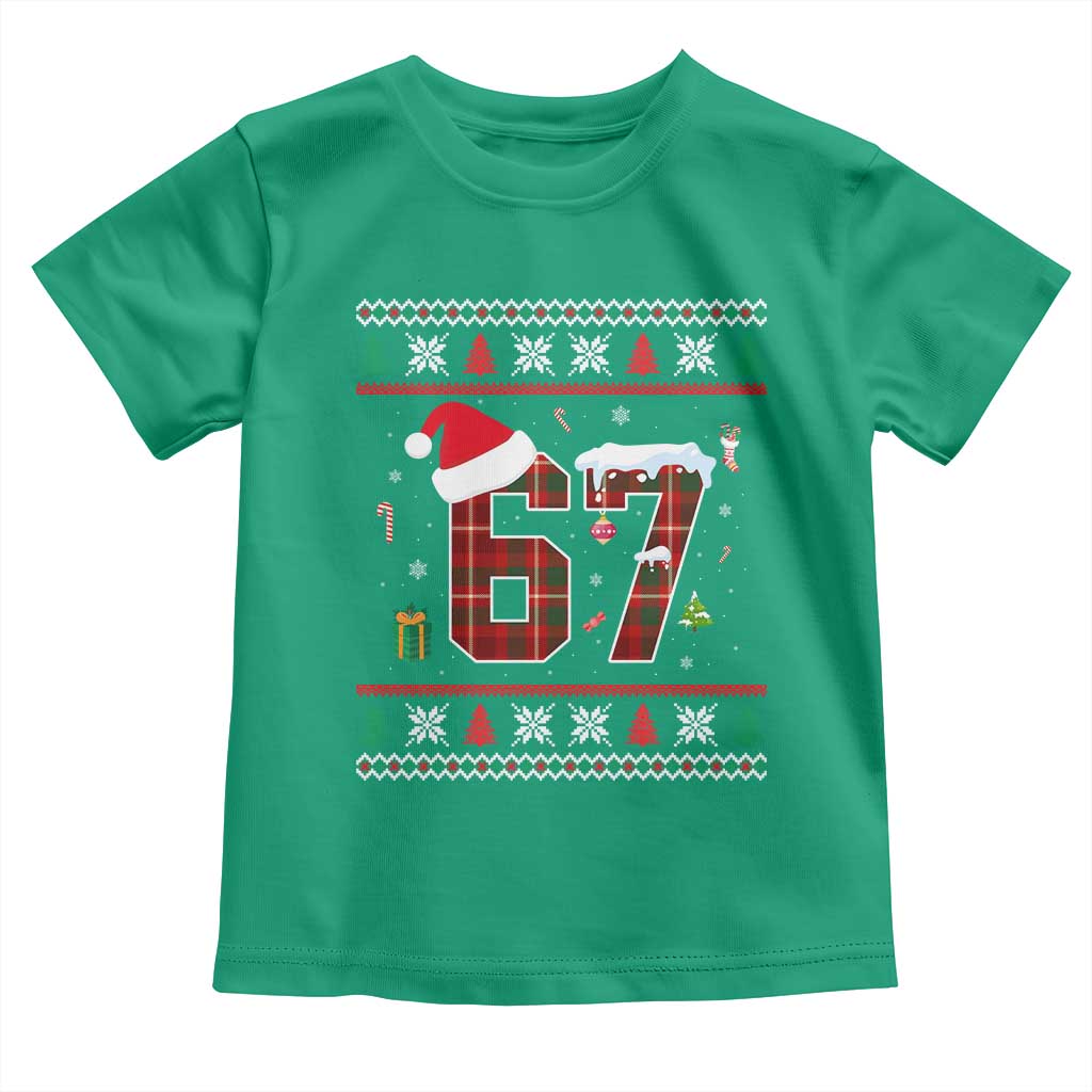 Funny Six Seven Meme Christmas Ugly Sweater Toddler T Shirt Trendy Tiktok Gift TS12 Irish Green Print Your Wear
