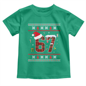 Funny Six Seven Meme Christmas Ugly Sweater Toddler T Shirt Trendy Tiktok Gift TS12 Irish Green Print Your Wear