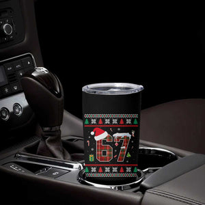Funny Six Seven Meme Christmas Ugly Sweater Tumbler Cup Trendy Tiktok Gift - Print Your Wear