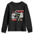 Six And Seven Meme Skeleton Youth Sweatshirt Funny Trendy Christmas Party Gift TS12 Black Print Your Wear