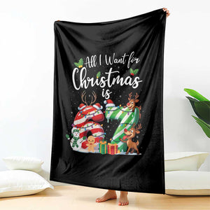 All I Want For Christmas Is 67 Throw Blanket Trending Meme Holiday Gift - Print Your Wear