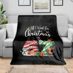 All I Want For Christmas Is 67 Throw Blanket Trending Meme Holiday Gift - Print Your Wear
