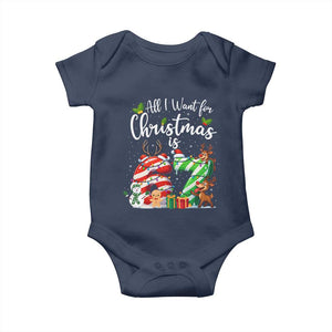 All I Want For Christmas Is 67 Baby Onesie Trending Meme Holiday Gift TS12 Navy Print Your Wear