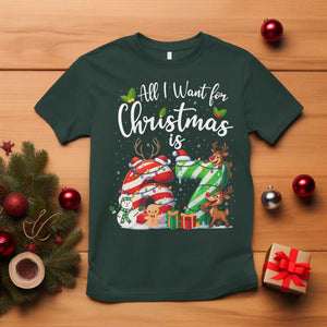 All I Want For Christmas Is 67 T Shirt Trending Meme Holiday Gift TS12 Dark Forest Green Print Your Wear