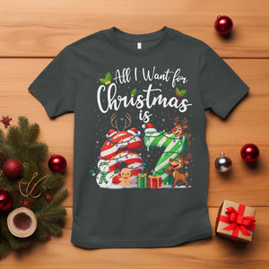 All I Want For Christmas Is 67 T Shirt Trending Meme Holiday Gift TS12 Dark Heather Print Your Wear