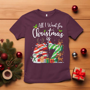 All I Want For Christmas Is 67 T Shirt Trending Meme Holiday Gift TS12 Maroon Print Your Wear