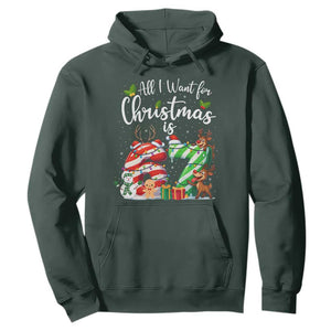 All I Want For Christmas Is 67 Hoodie Trending Meme Holiday Gift TS12 Dark Forest Green Print Your Wear