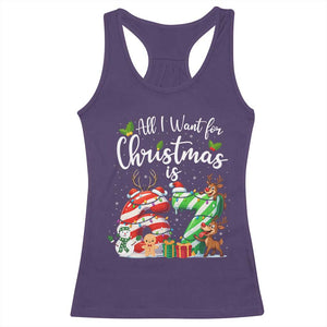 All I Want For Christmas Is 67 Racerback Tank Top Trending Meme Holiday Gift TS12 Purple Print Your Wear