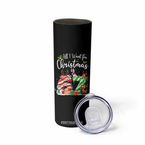 All I Want For Christmas Is 67 Skinny Tumbler Trending Meme Holiday Gift - Print Your Wear