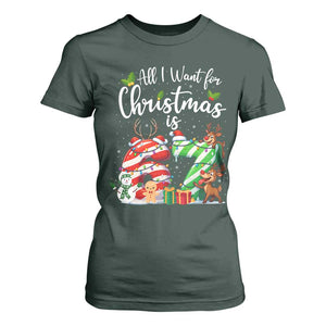 All I Want For Christmas Is 67 T Shirt For Women Trending Meme Holiday Gift TS12 Dark Forest Green Print Your Wear