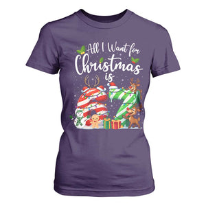 All I Want For Christmas Is 67 T Shirt For Women Trending Meme Holiday Gift TS12 Purple Print Your Wear