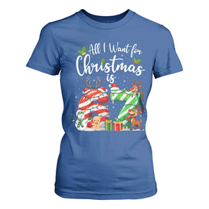 All I Want For Christmas Is 67 T Shirt For Women Trending Meme Holiday Gift TS12 Royal Blue Print Your Wear