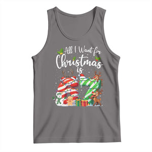 All I Want For Christmas Is 67 Tank Top Trending Meme Holiday Gift TS12 Deep Heather Print Your Wear