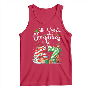 All I Want For Christmas Is 67 Tank Top Trending Meme Holiday Gift TS12 Red Print Your Wear