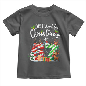 All I Want For Christmas Is 67 Toddler T Shirt Trending Meme Holiday Gift TS12 Dark Heather Print Your Wear