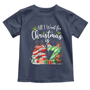 All I Want For Christmas Is 67 Toddler T Shirt Trending Meme Holiday Gift TS12 Navy Print Your Wear