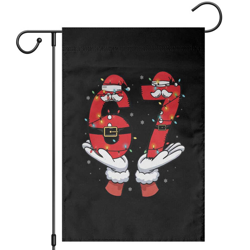 Funny 67 Meme Garden Flag Funny Christmas Party Holiday Gift TS12 Black Print Your Wear