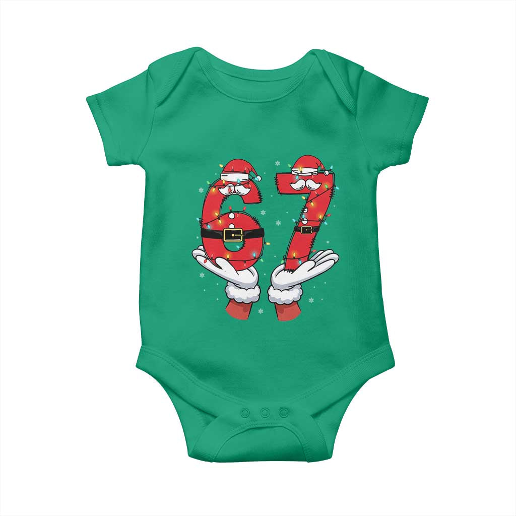 Funny 67 Meme Baby Onesie Funny Christmas Party Holiday Gift TS12 Irish Green Print Your Wear