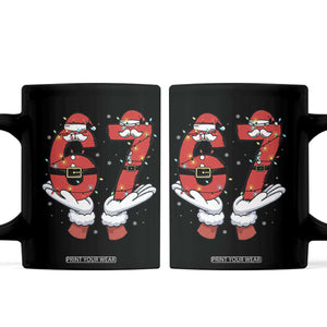Funny 67 Meme Coffee Mug Funny Christmas Party Holiday Gift TS12 Black Print Your Wear