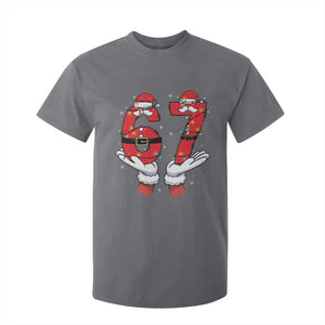 Funny 67 Meme T Shirt For Kid Christmas Party Holiday Gag Gift TS12 Charcoal Print Your Wear